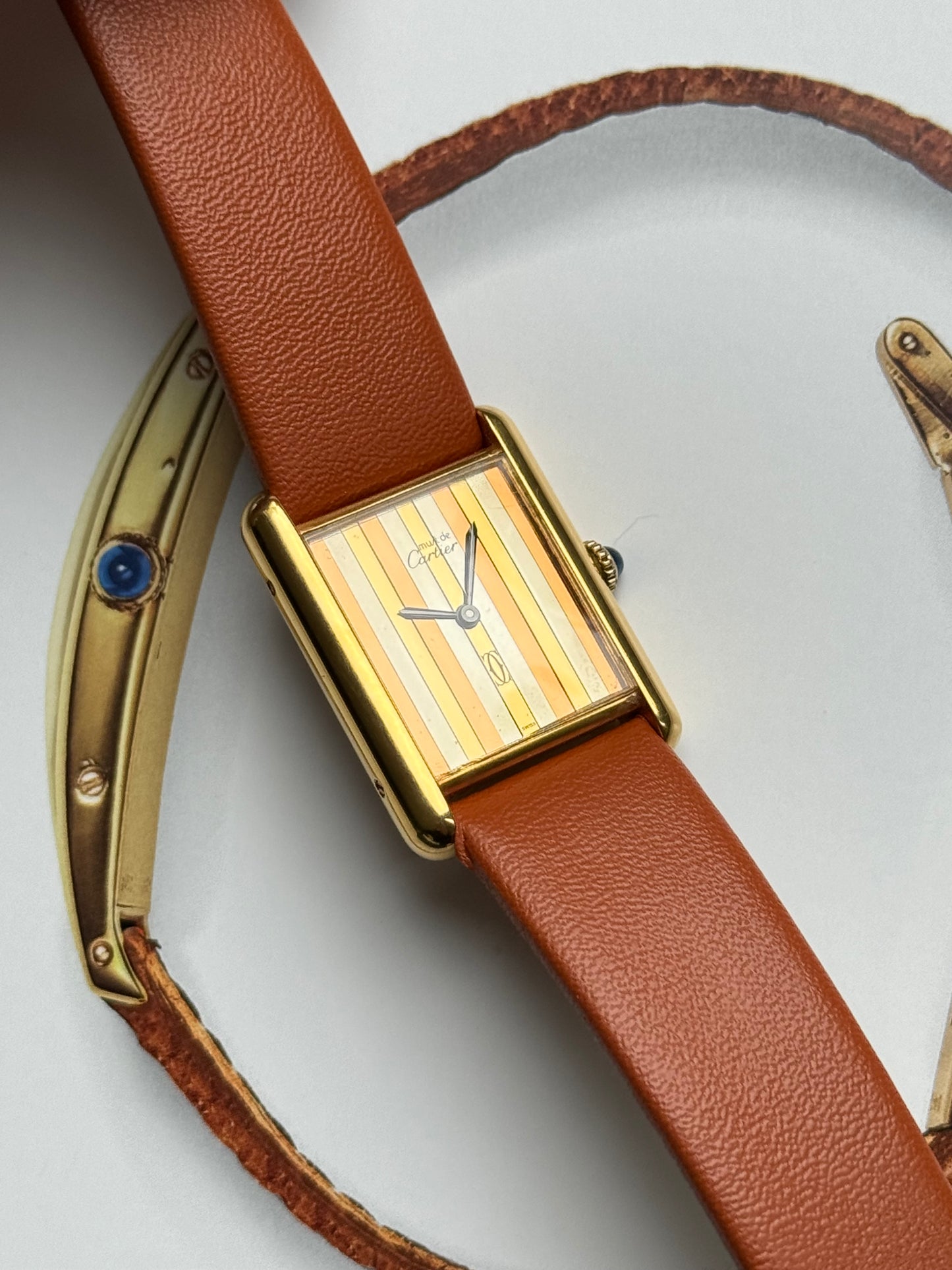 1990s Must de Cartier Tank Trinity Dial (Ref. 6)