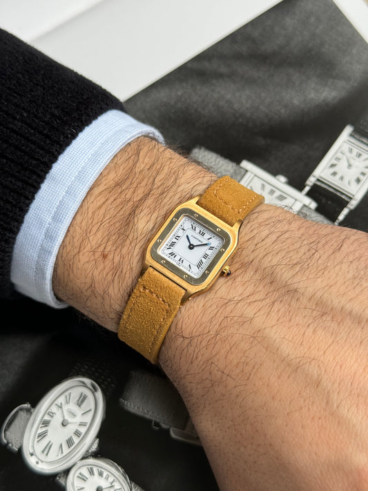 1980s Cartier Santos Dumont (Ref. 96062) Deux Ors Paris