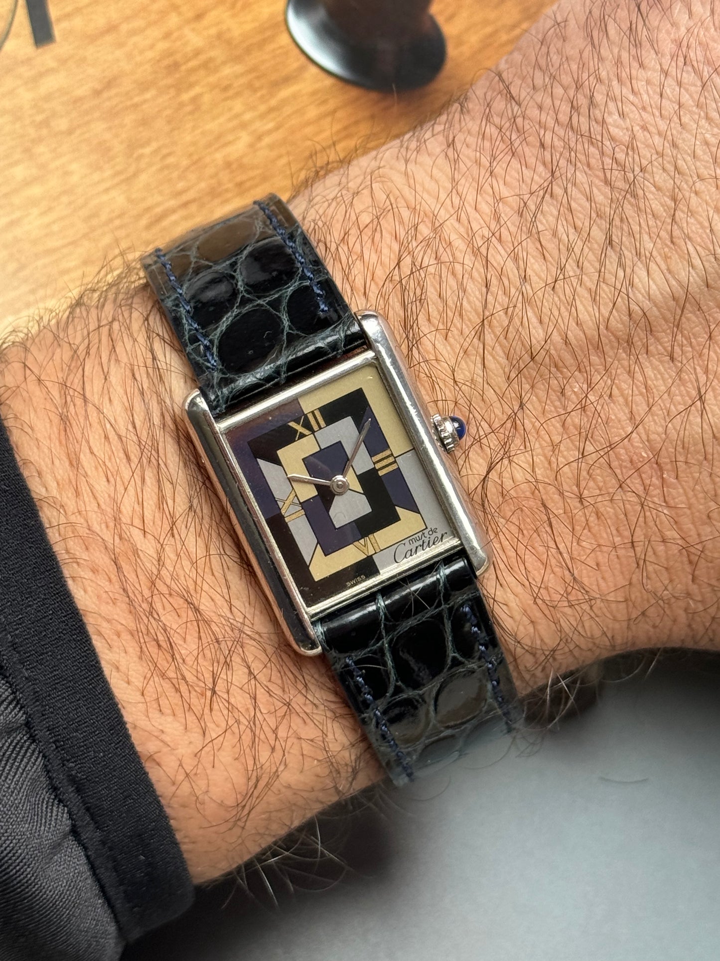 1990s Must de Cartier Tank Art Deco Limited 1000 (Ref. 1616)