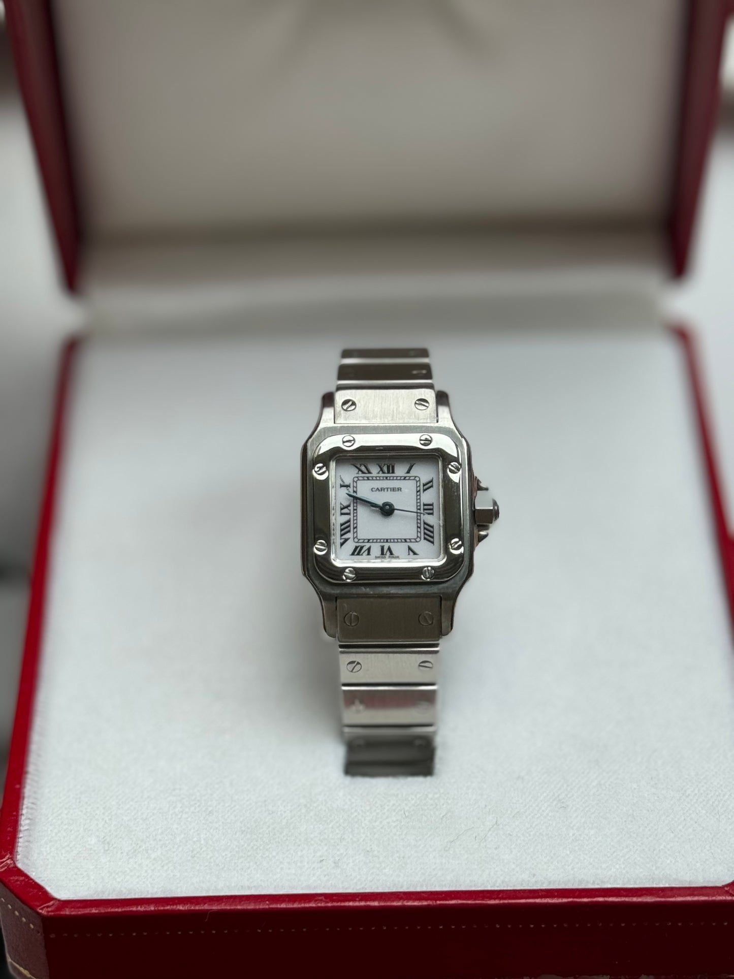 1990s Cartier Santos Carree (Ref. 0901) automatic movement